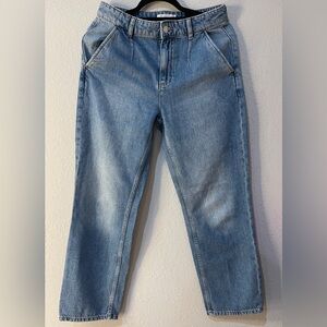 Mango Woman’s Straight Blue Jeans Sz US 4